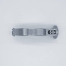 304 Stainless Steel 2 inch heavy duty Tri-Clamp. Bottom view to show band thickness. Photo Credit: TCfittings.com