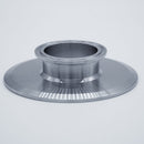 304 Stainless Steel 4 inch to 2 inch Cap Reducer. Side view. Photo Credit: TCfittings.com