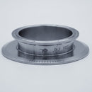 304 Stainless Steel 4 inch to 3 inch Cap Reducer. Side view. Photo Credit: TCfittings.com