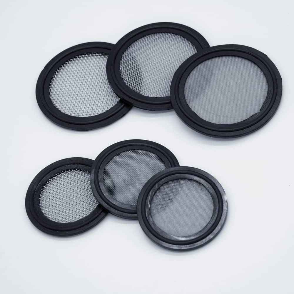 6" Tri-Clamp Gasket FDA Viton W/#10 Mesh Screen