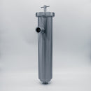 1.5 inch Tri-Clamp Compatible Angled in-line Wort Strainer. Full View. Photo Credit: TCfittings.com