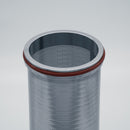 1.5 inch Tri-Clamp Compatible Angled in-line Wort Strainer Replacement Filter - 500 Micron Mesh. Close Up View of Mesh and O-Ring. Photo Credit: TCfittings.com