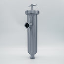 1.5 inch Tri-Clamp Compatible Angled in-line Wort Strainer. Full View. Photo Credit: TCfittings.com