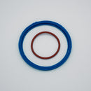 1.5 inch Tri-Clamp Compatible Angled in-line Wort Strainer Rebuild Kit. Top Concentric View. Photo Credit: TCfittings.com