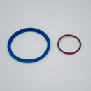 1.5 inch Tri-Clamp Compatible Angled in-line Wort Strainer Rebuild Kit. Top View. Photo Credit: TCfittings.com