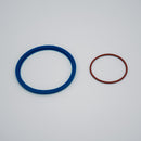 1.5 inch Tri-Clamp Compatible Angled in-line Wort Strainer Rebuild Kit. Top View. Photo Credit: TCfittings.com