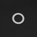 1.5 inch Tri-Clamp White Teflon Gasket. Top View. Photo Credit: TCfittings.com