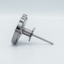 1.5" Tri-Clamp Temperature Gauge with 3" Probe (0-220F)