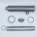 (4.5"x24") 2" Tri-Clamp Angled In-Line Strainer