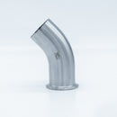 2" Tri-Clamp to Weld 45 Elbow