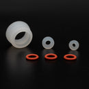 1.5 inch Tri-Clamp Compatible Sight Level Valve Bottom Piece Rebuild Kit. Front View. Photo Credit: TCfittings.com