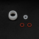 1.5 inch Tri-Clamp Compatible Sight Level Valve Top Piece Rebuild Kit. Angled View. Photo Credit: TCfittings.com