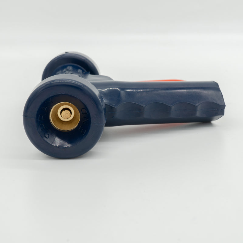 Spray Nozzle for half inch MNPT washdown hose. Spray Side View. Photo Credit: TCfittings.com