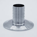 1.5-inch Tri-Clamp x 1-inch Hose Barb adapter. Main Side View. Photo Credit: TCfittings.com