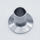 2-inch Tri-Clamp x 1-inch Hose Barb adapter. Top View. Photo Credit: TCfittings.com