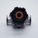 1-inch Inner Diameter Tri-Clamp Compatible Diaphragm Valve. Top View to show knob. Photo Credit: TCfittings.com