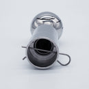 304 Stainless Steel 1.5 inch Cross Pin Spray Ball. Bottom View. Photo Credit: TCfittings.com