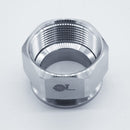 1.5-inch Tri-Clamp x 1.5-inch Female NPT adapter. Main View - angled to show NPT threads. Photo Credit: TCfittings.com