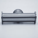 304 Stainless Steel 1.5 inch Tri-Clamp Compatible Tee. Top view. Photo Credit: TCfittings.com