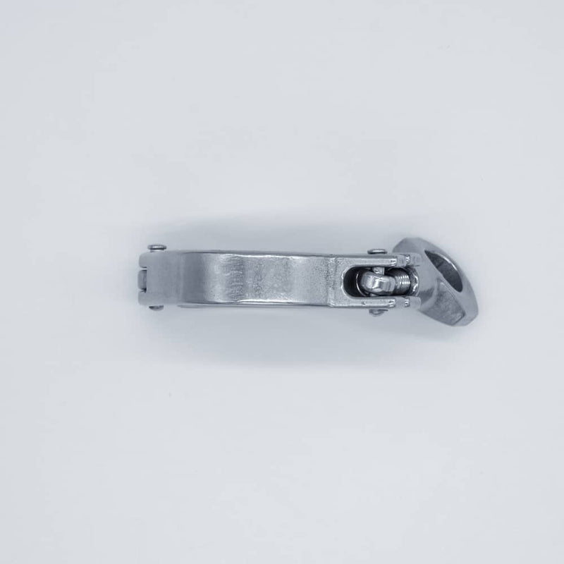 304 Stainless Steel 1.5 inch economy Tri-Clamp. Bottom view to show band thickness. Photo Credit: TCfittings.com
