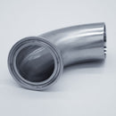 304 Stainless Steel 1.5 inch Tri-Clamp Compatible 90 degree Elbow. Bottom View. Photo Credit: TCfittings.com