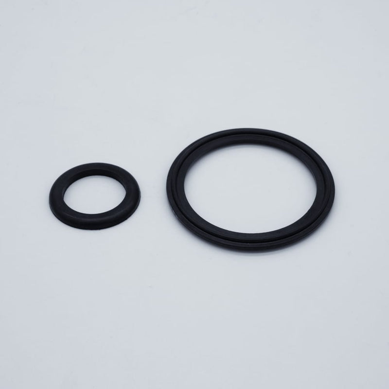 Black EPDM spring and gasket replacement for a one and a half inch check valve. Photo credit: TCfittings.com.