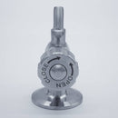 1.5-inch Tri-Clamp Compatible Knob-Style Sample Valve. Top View showing Knob. Photo Credit: TCfittings.com