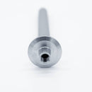 8" Carb Stone with 1/4" FNPT Inlet & 1.5" Tri Clamp Compatible mounting connection. Top view. Photo Credit: TCfittings.com