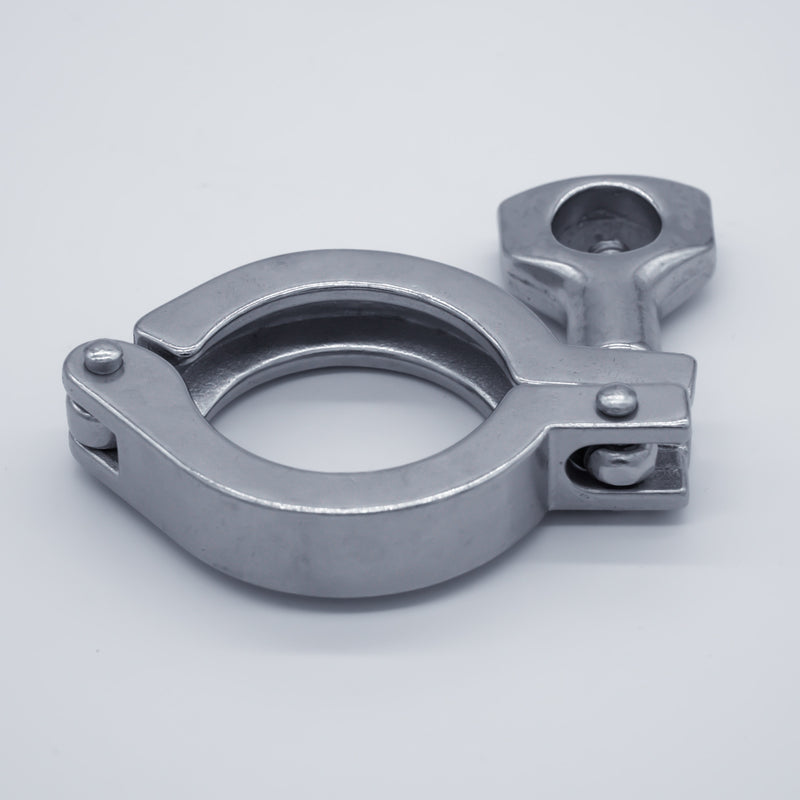 304 Stainless Steel 1.5 inch heavy duty Tri-Clamp. Photo Credit: TCfittings.com
