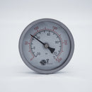 1.5-inch Tri-Clamp Compatible Temperature Gauge with 2-inch Probe. Front view to show gauge face. Photo Credit: TCfittings.com