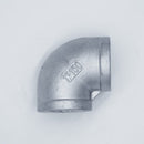 304 Stainless Steel one inch Female NPT to one inch Female NPT 90 degree elbow. Top down view. Photo credit: TCfittings.com.