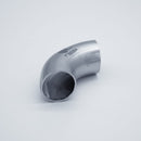 304 Stainless Steel 1 inch Weld 90 degree Elbow. Bottom View. Photo Credit: TCfittings.com