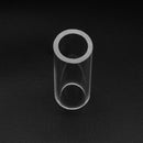 Borosilicate Sight Glass Replacement Glass. Top angled view to show the thickness of the glass. Photo Credit: TCfittings.com