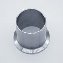 2-inch Tri-Clamp x 2-inch Hose Barb adapter. Top View. Photo Credit: TCfittings.com