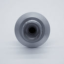 304 Stainless Steel 2 inch Long Thermowell with 1/2 inch FNPT Inlet & 1.5 inch Tri Clamp compatible mounting connection. Front view. Photo Credit: TCfittings.com