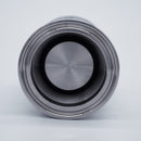 304 Stainless Steel 2 inch Tri Clamp Compatible 30psi PRV. Bottom view. Photo Credit: TCfittings.com