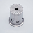 304 Stainless Steel 2 inch Tri Clamp Compatible 30psi PRV. Top angled view. Photo Credit: TCfittings.com