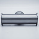 304 Stainless Steel 2 inch Tri-Clamp Compatible Tee. Top view. Photo Credit: TCfittings.com