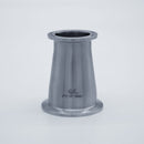  304 Stainless Steel 2 inch to 1.5 inch Concentric Reducer. Side view. Photo Credit: TCfittings.com