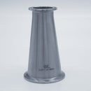 304 Stainless Steel 2.5 inch to 1.5 inch Concentric Reducer. Side view. Photo Credit: TCfittings.com