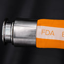 Texcel GROWLER Beverage Hose. Displaying the side profile of the crimped hose end. Photo credit: TCfittings.com.