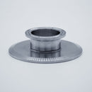 304 Stainless Steel 3 inch to 1.5 inch Cap Reducer. Side view. Photo Credit: TCfittings.com