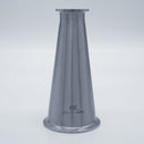 304 Stainless Steel 3 inch to 1.5 inch Concentric Reducer. Side view. Photo Credit: TCfittings.com