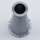 304 Stainless Steel 3 inch to 1.5 inch Concentric Reducer. Top angled view. Photo Credit: TCfittings.com