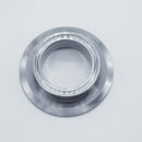 304 Stainless Steel 3 inch to 2 inch Cap Reducer. Top angled view. Photo Credit: TCfittings.com