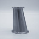 304 Stainless Steel 3 inch to 2 inch Eccentric Reducer. Side view. Photo Credit: TCfittings.com