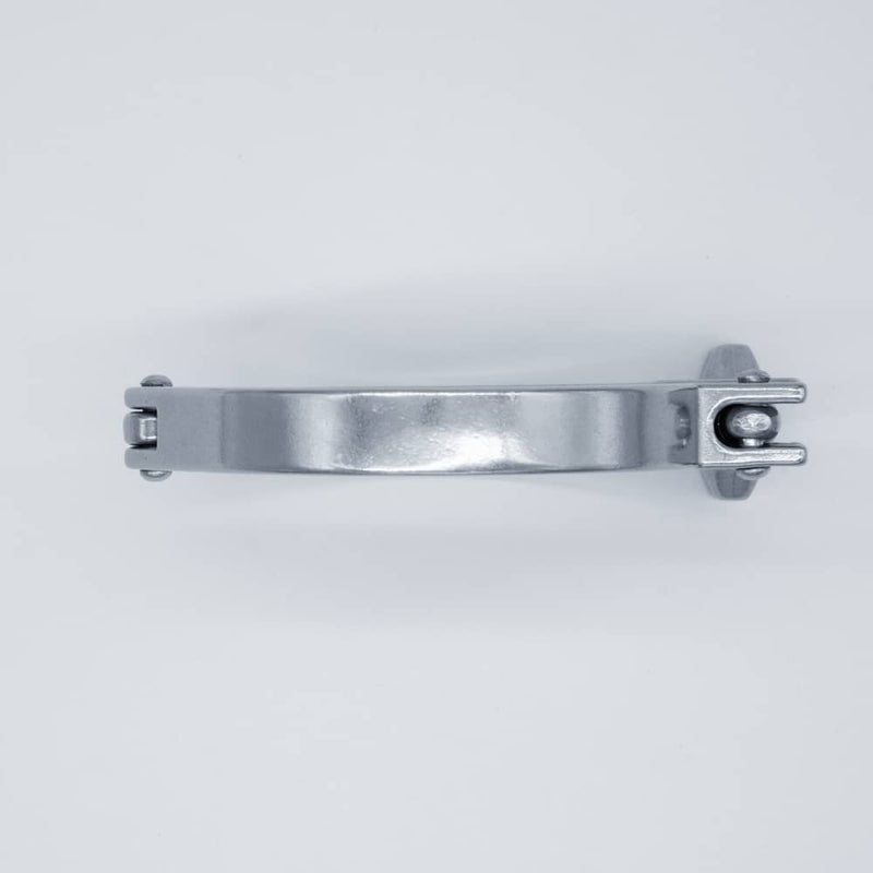 304 Stainless Steel 3 inch heavy duty Tri-Clamp. Bottom view to show band thickness. Photo Credit: TCfittings.com