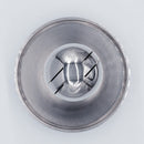 304 Stainless Steel 4 inch Tri Clamp Cap Spray Ball with 1.5 inch Tri Clamp Compatible Inlet Connection. Top view. Photo Credit: TCfittings.com