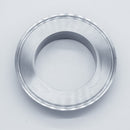 304 Stainless Steel 4 inch to 3 inch Cap Reducer. Bottom angled view. Photo Credit: TCfittings.com