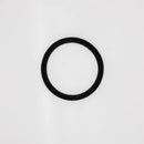 Black EPDM gasket for a four inch tri-clamp connection. Single gasket. Photo credit: TCfittings.com.